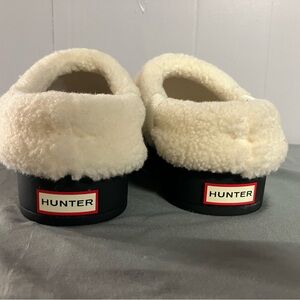 Hunter black rubber clogs Sz.7